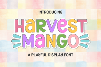 Harvest Mango Font: Creative Typography for Design Projects