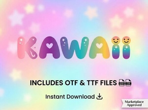 Kawaii Font Design: Cute Typography for Creative Projects