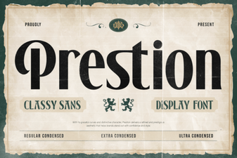 Prestion Font: Modern Typography for Creative Projects