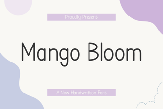 Mango Bloom Font: Elegant Typography for Creative Projects