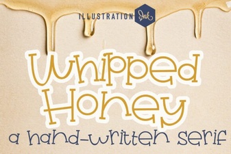 Whipped Honey Family Font for Creative Projects
