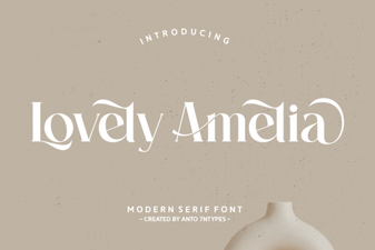 Lovely Amelia Font for Creative Design Projects